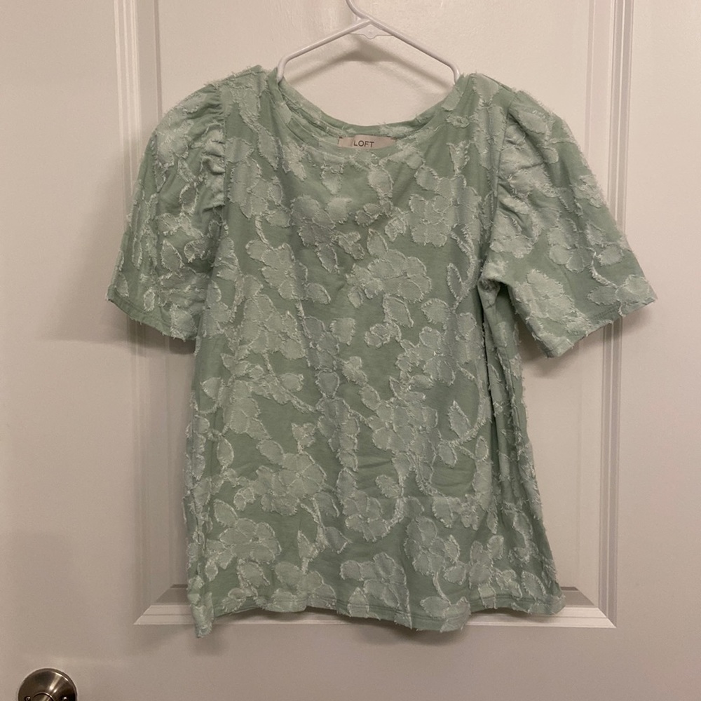 LOFT Mint Green Top [M]